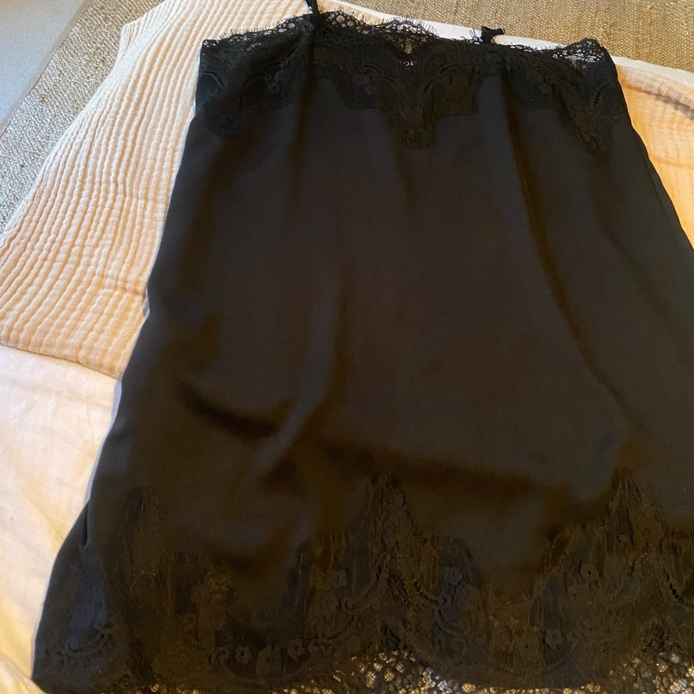 storia black lace dress mini